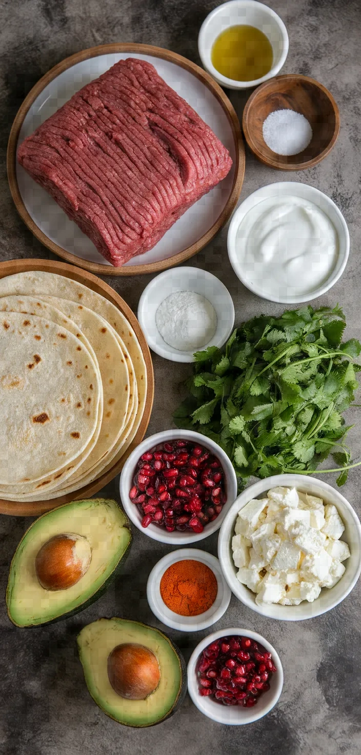 Ingredients photo for A Different Kind Of Taco Recipe