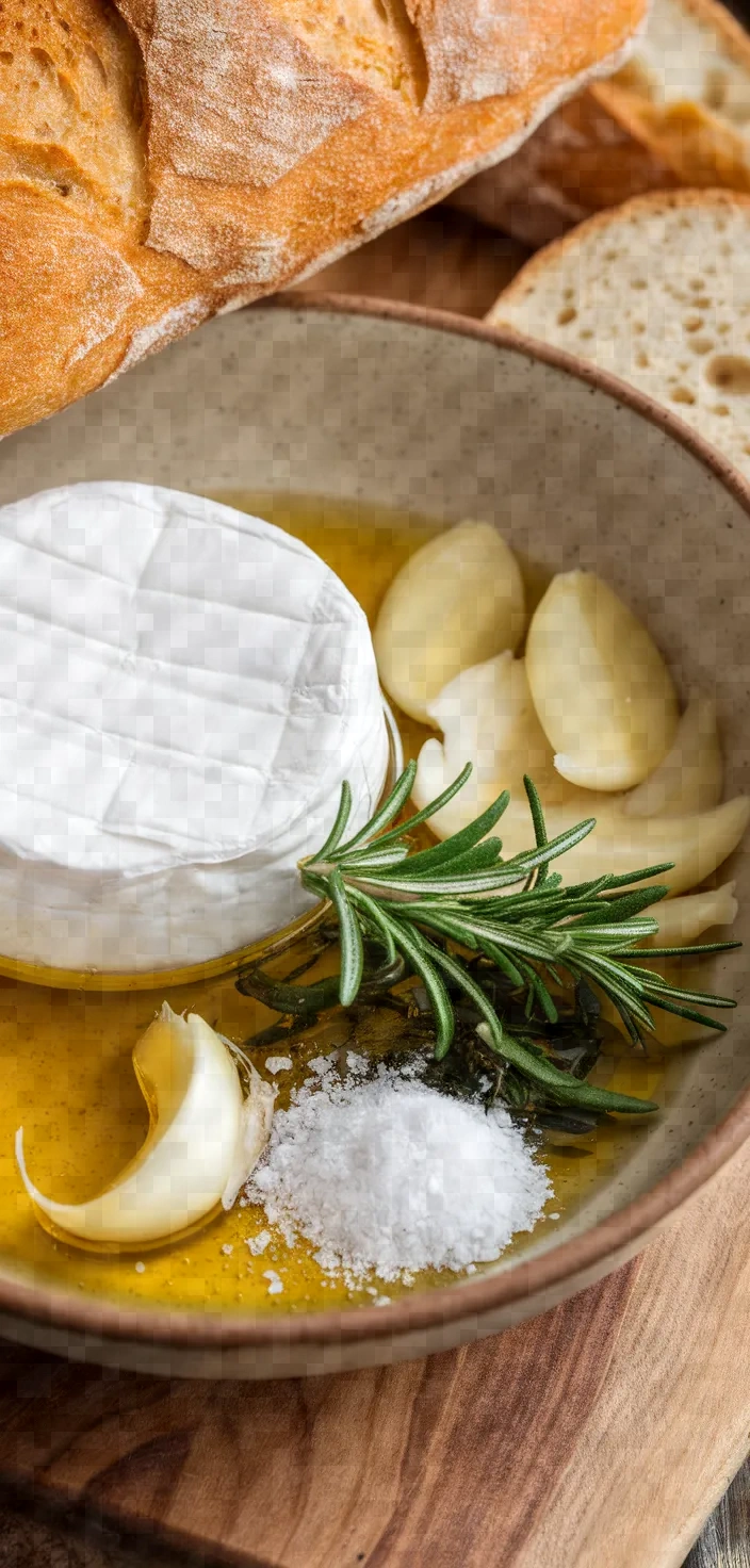 Ingredients photo for Baked Camembert Recipe