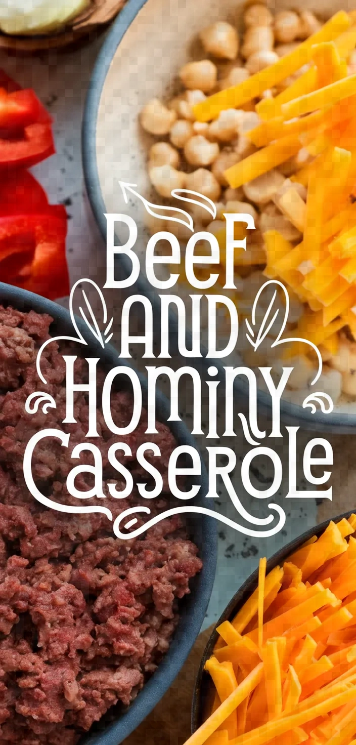 Beef And Hominy Casserole Recipe