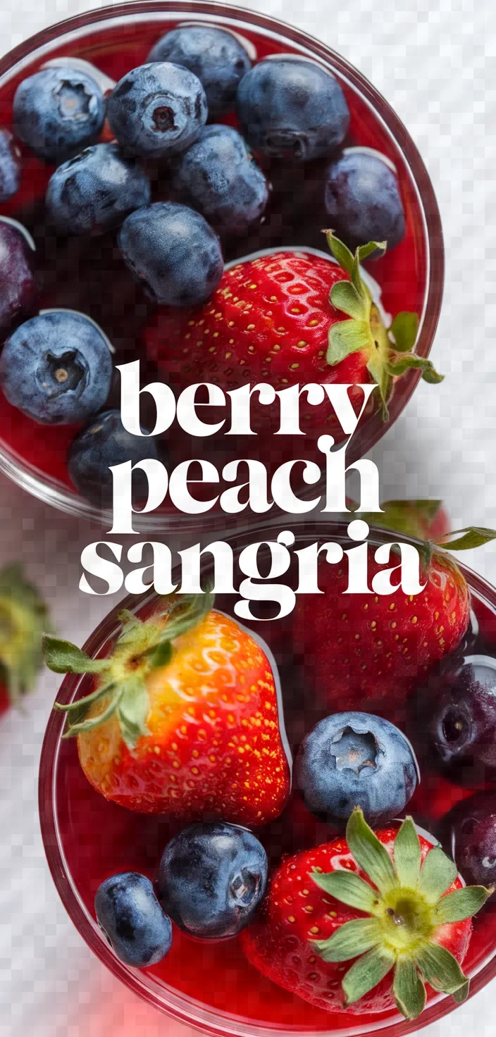 Berry Peach Sangria Recipe