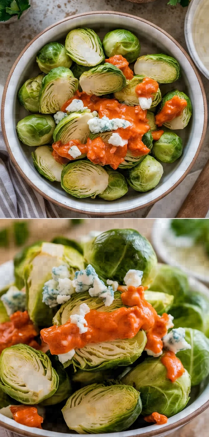 Buffalo Brussels Sprouts Recipe