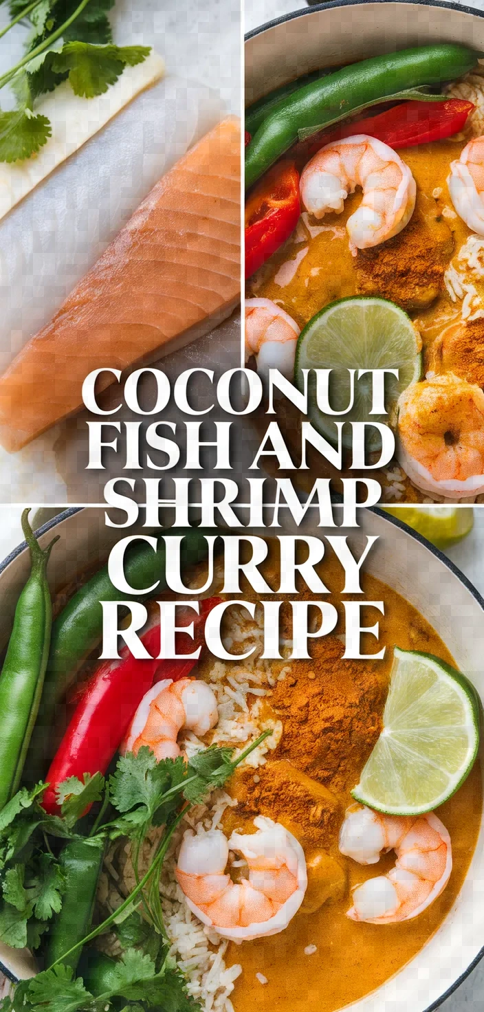 Coconut Fish And Shrimp Curry Recipe