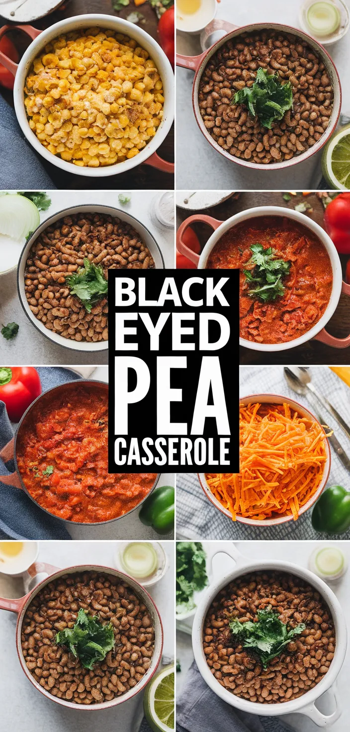 A photo of Black Eyed Pea Casserole Recipe