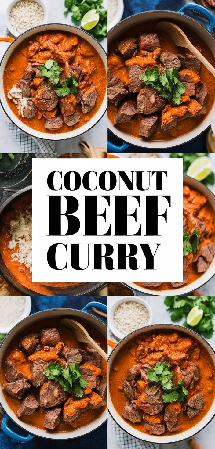 A photo of Coconut Beef Curry Recipe