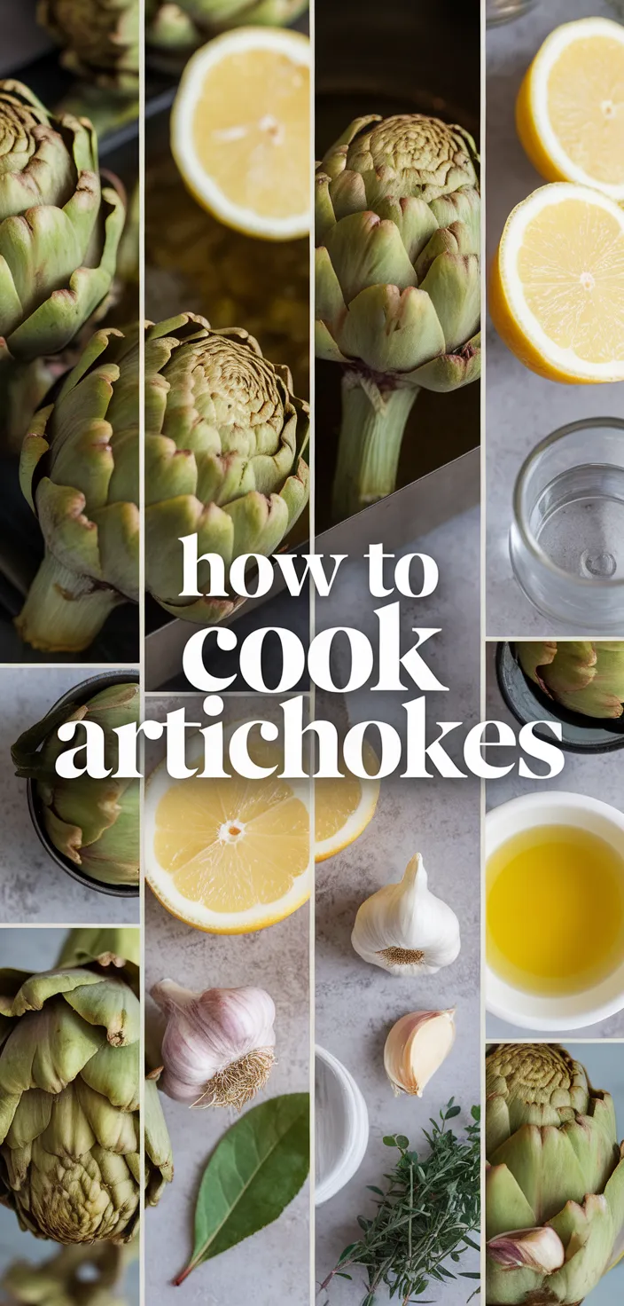 A photo of How To Cook Artichokes Recipe