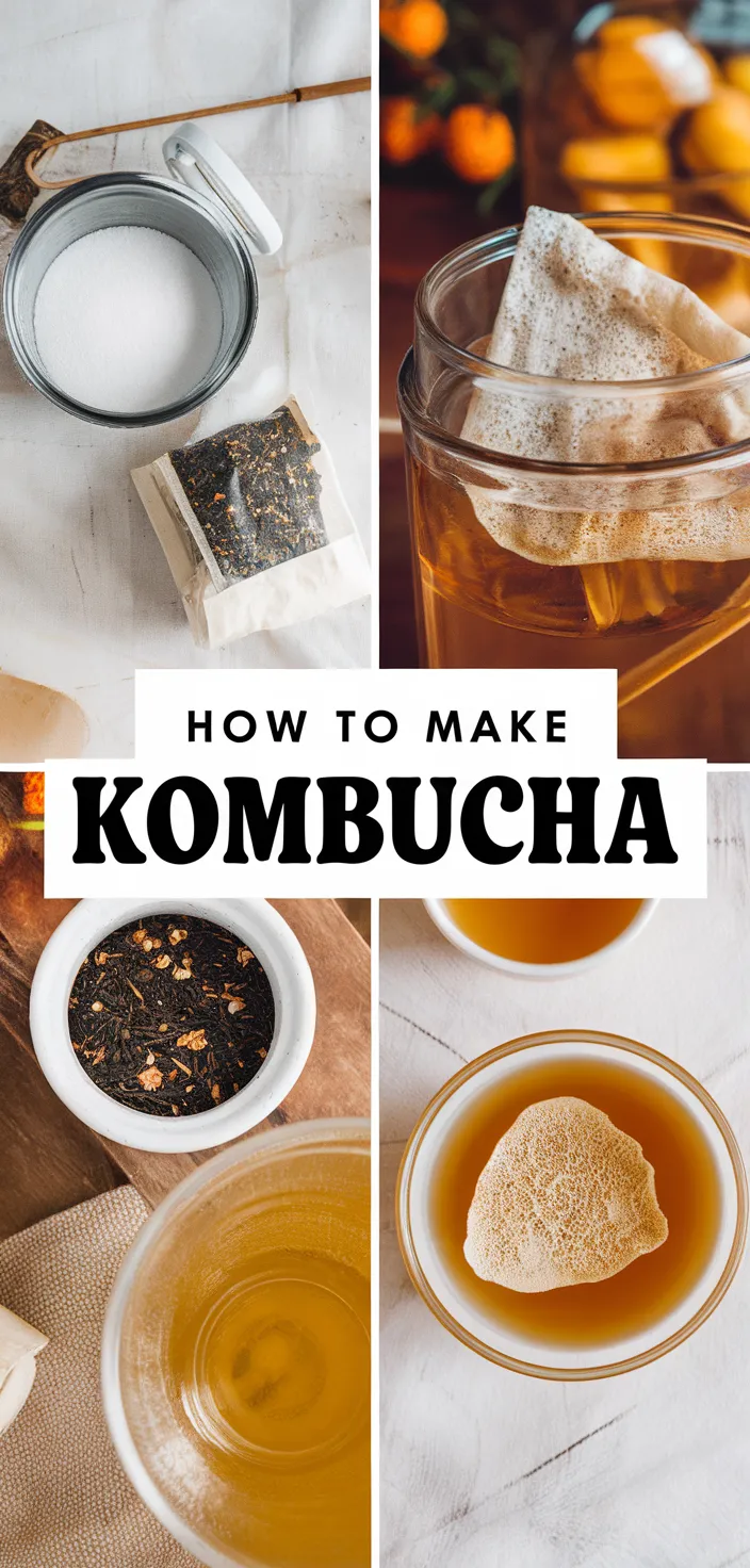 A photo of How To Make Kombucha Recipe