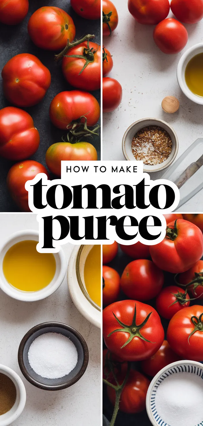 A photo of How To Make Tomato Puree Recipe