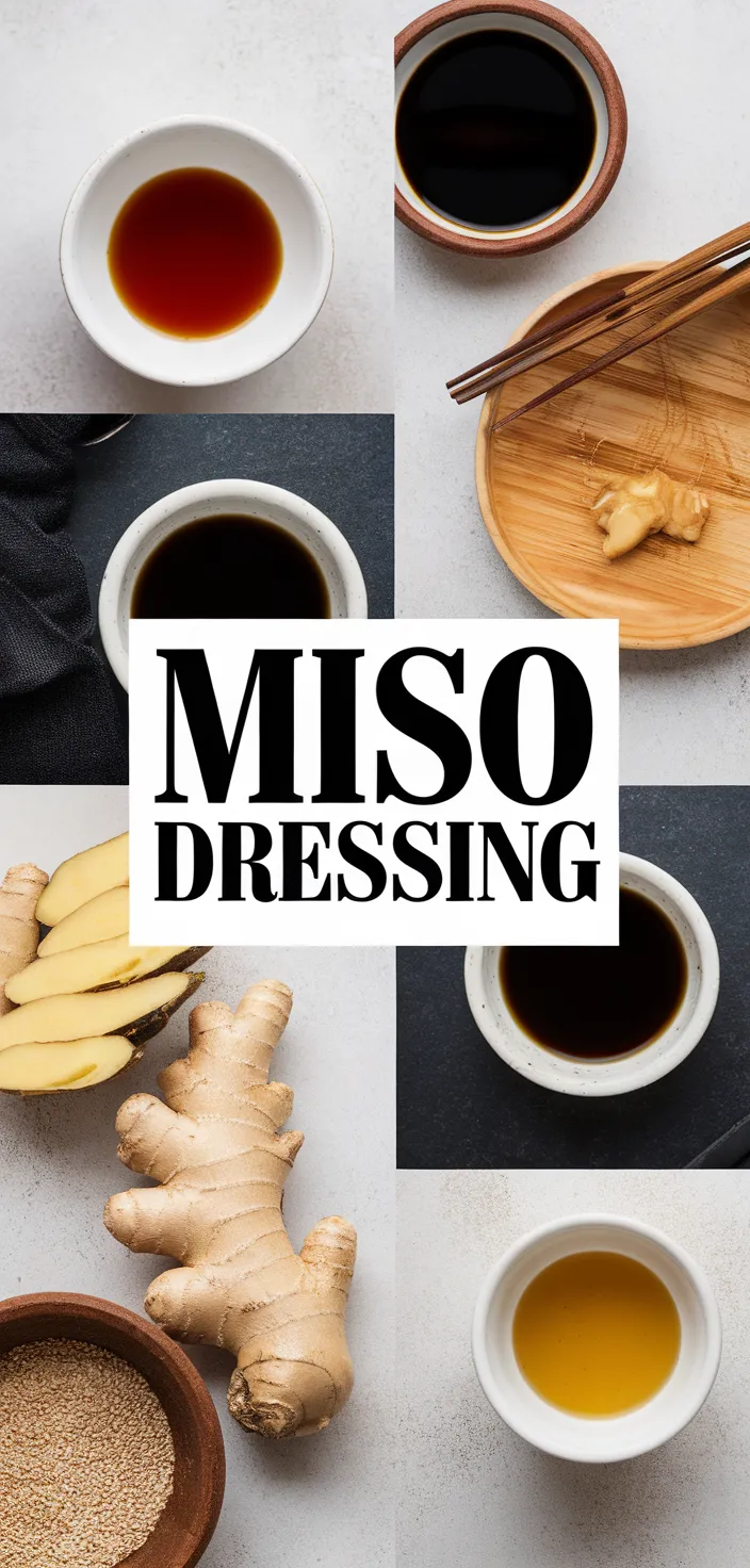 A photo of Miso Dressing Recipe