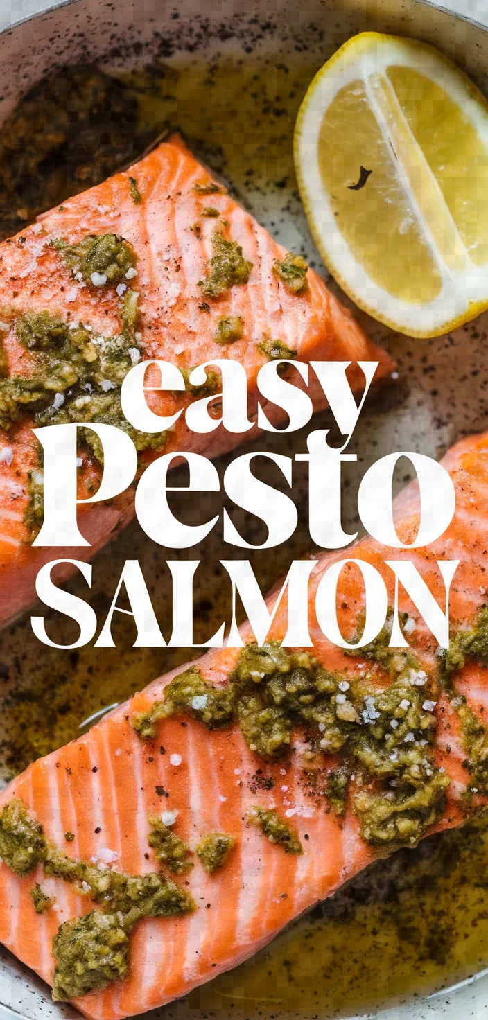 Easy Pesto Salmon Recipe