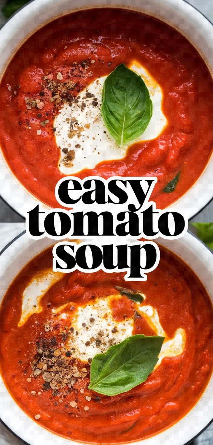 Easy Tomato Soup Recipe