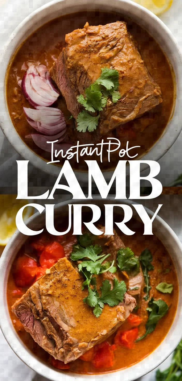 Instant Pot Lamb Curry Recipe