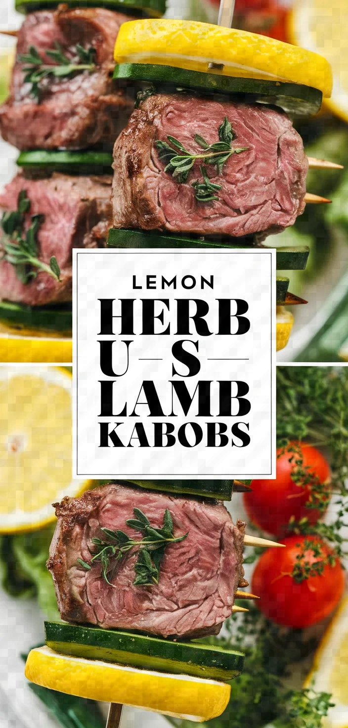 Lemon Herb U S Lamb Kabobs Recipe