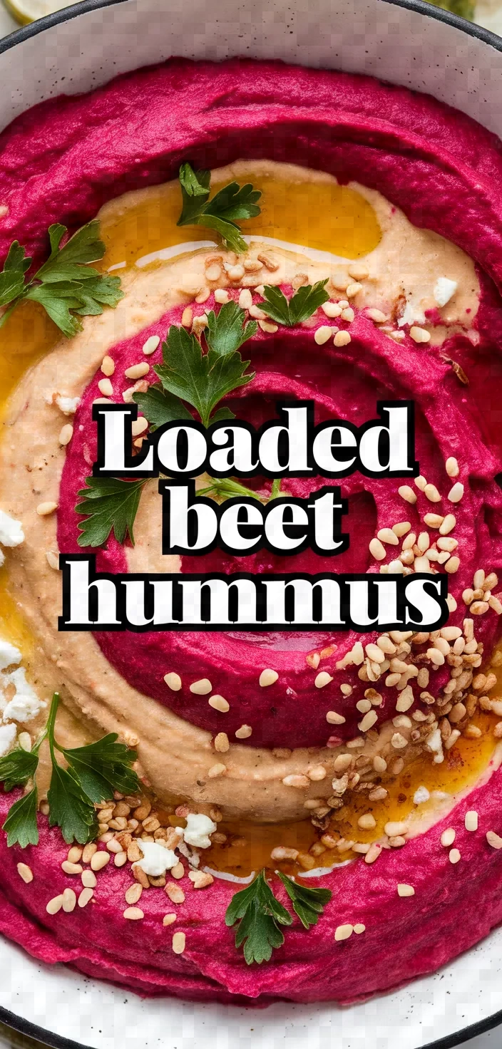 Loaded Beet Hummus Recipe