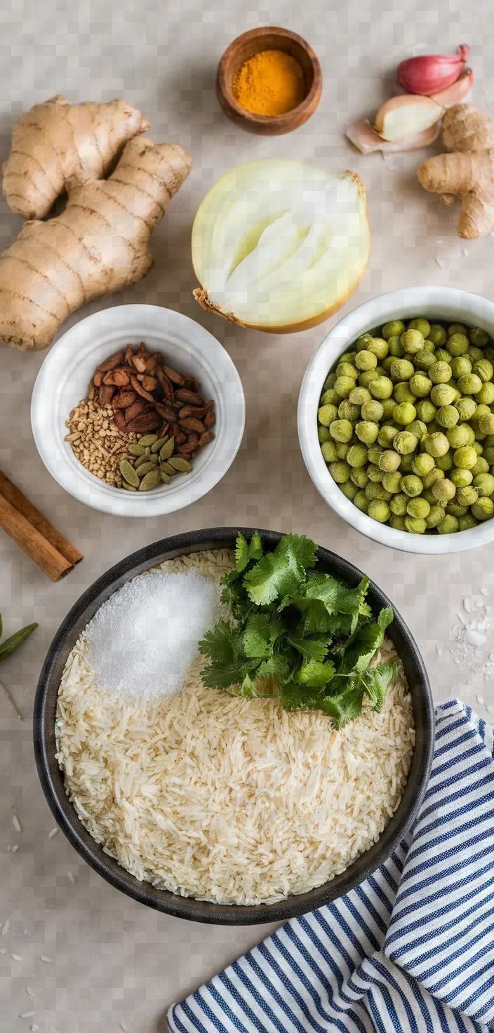 Ingredients photo for Pilau Rice Recipe