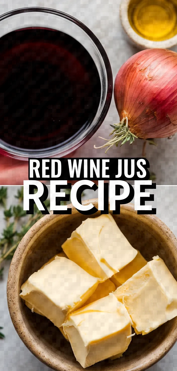 Red Wine Jus Recipe