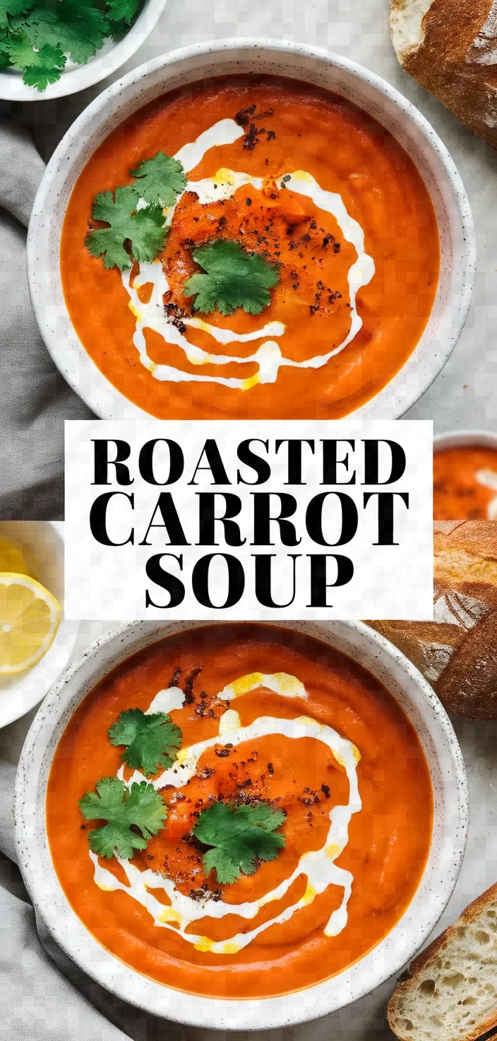 Roasted Carrot Soup Recipe