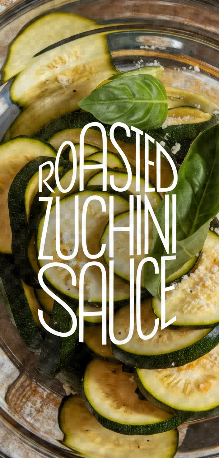 Roasted Zucchini Sauce Recipe