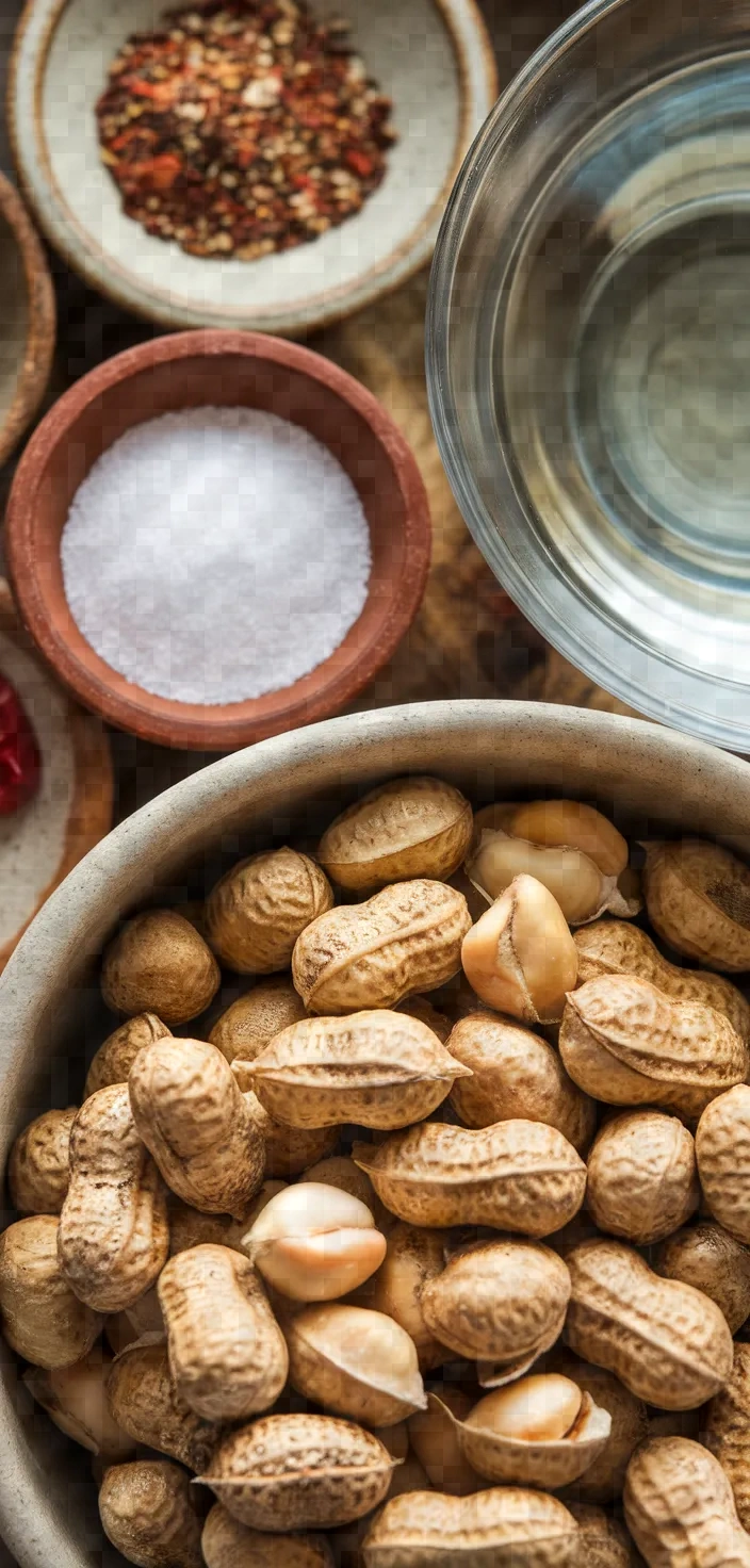 Ingredients photo for Slow Cooker Boiled Peanuts Recipe