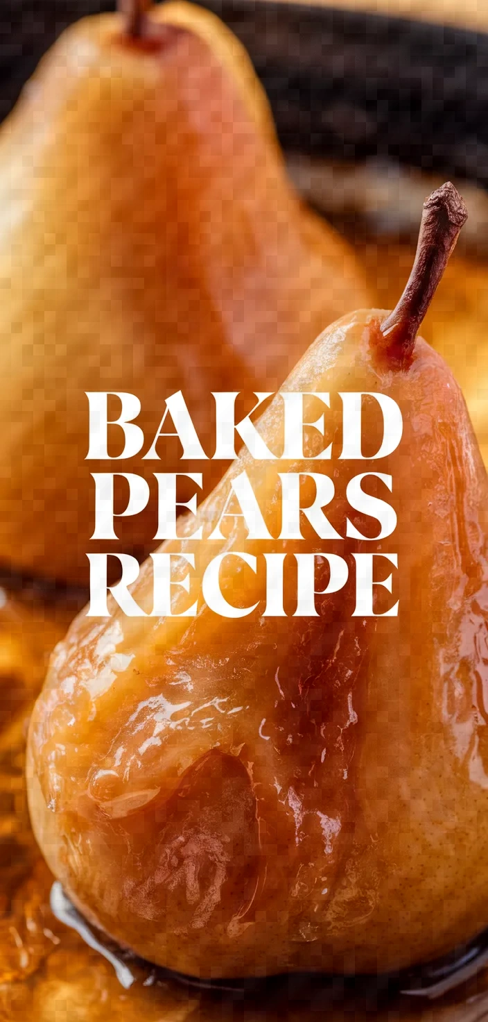 Baked Pears Recipe