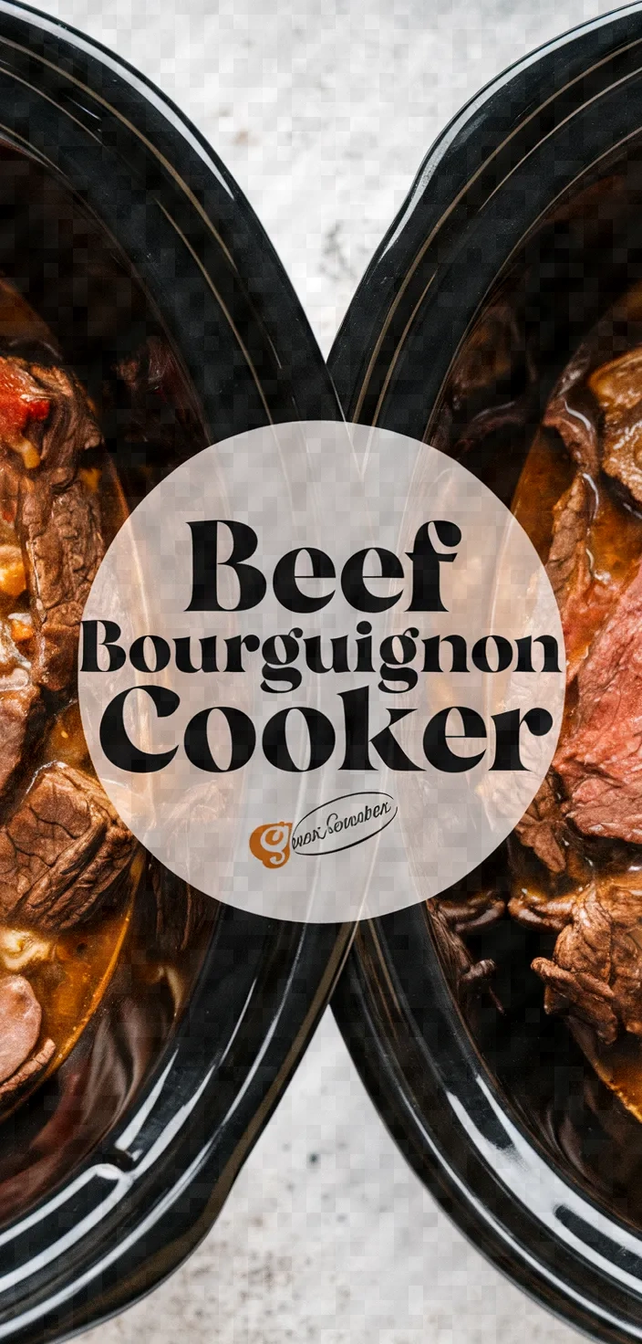 Beef Bourguignon Slow Cooker Recipe