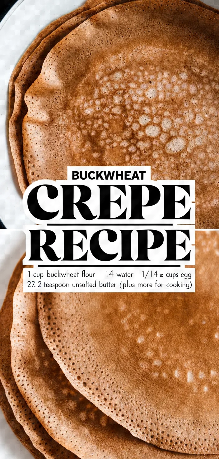 Buckwheat Crepe Recipe