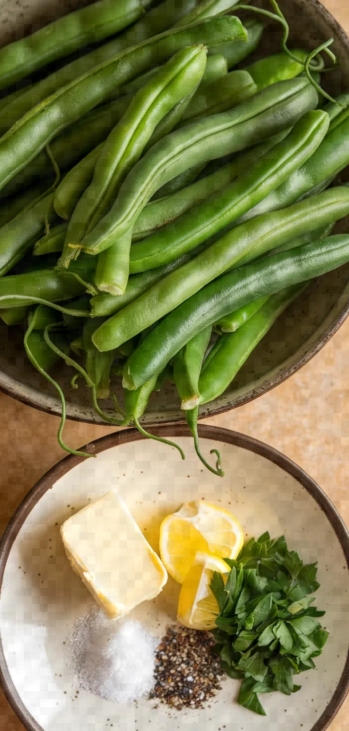 Ingredients photo for Buttery Green Beans Recipe