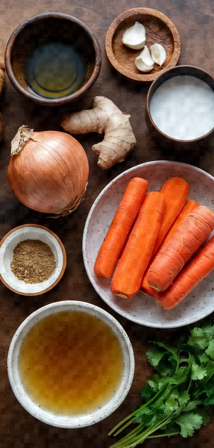 Ingredients photo for Carrot Soup Recipe