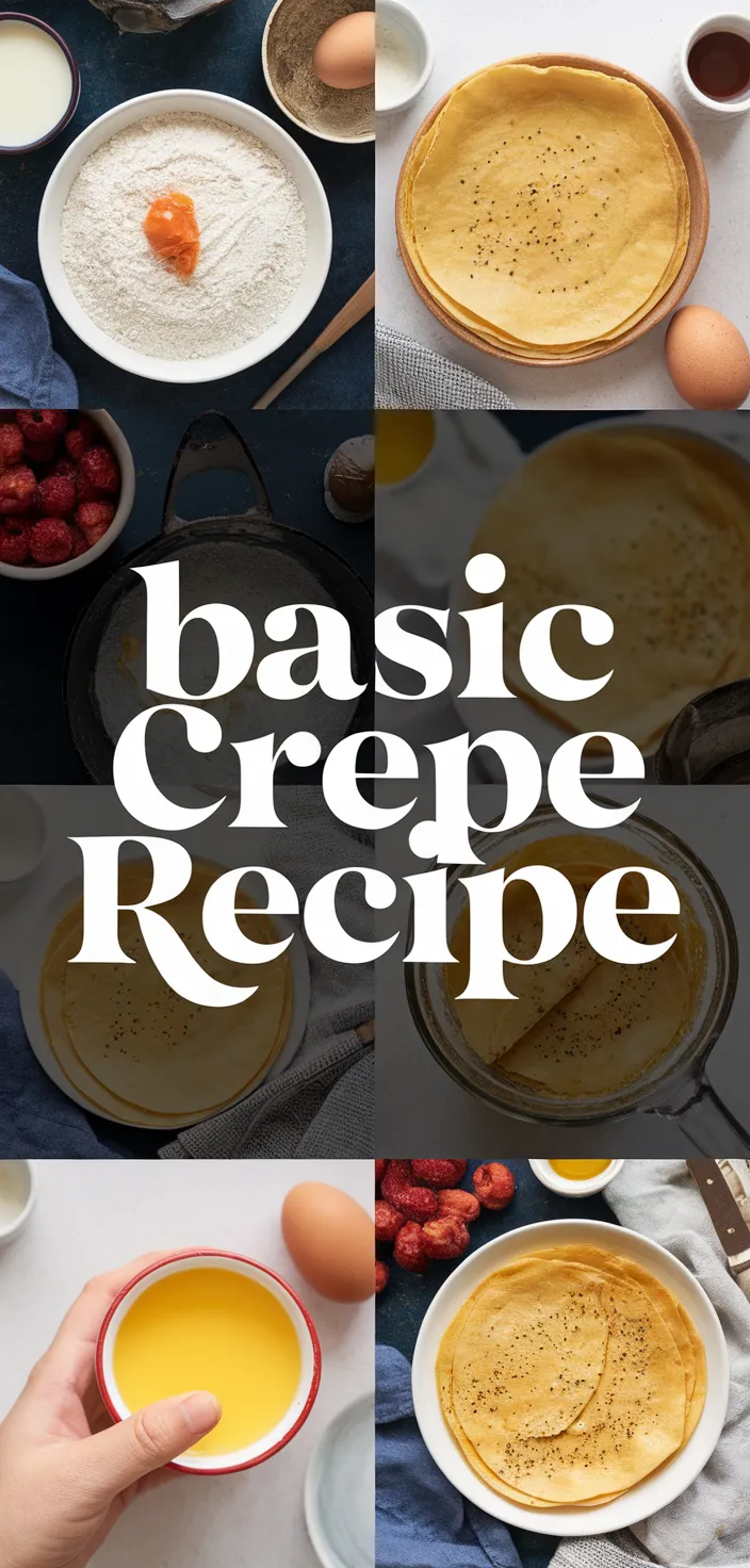 A photo of Basic Crepe Recipe