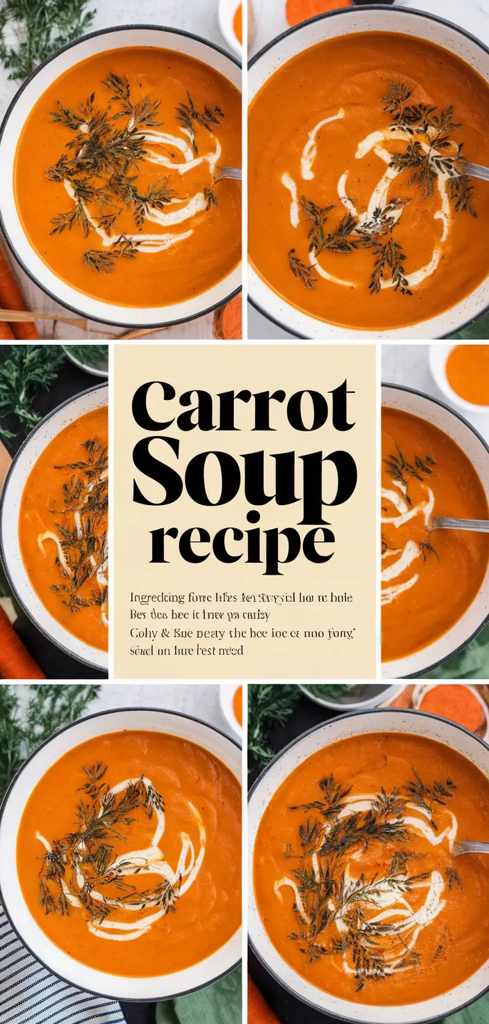 A photo of Carrot Soup Recipe