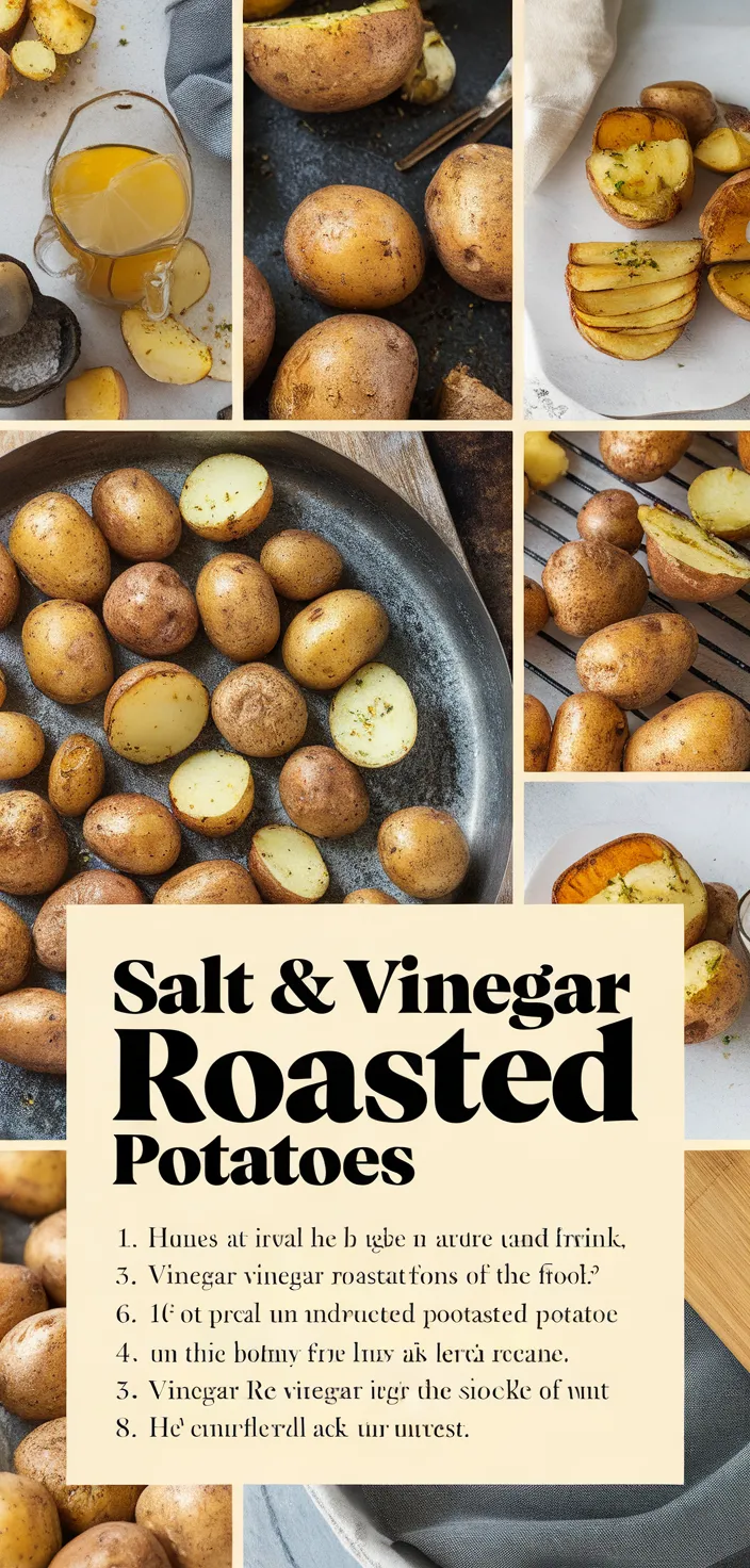 A photo of Crispy Salt And Vinegar Roasted Potatoes Recipe