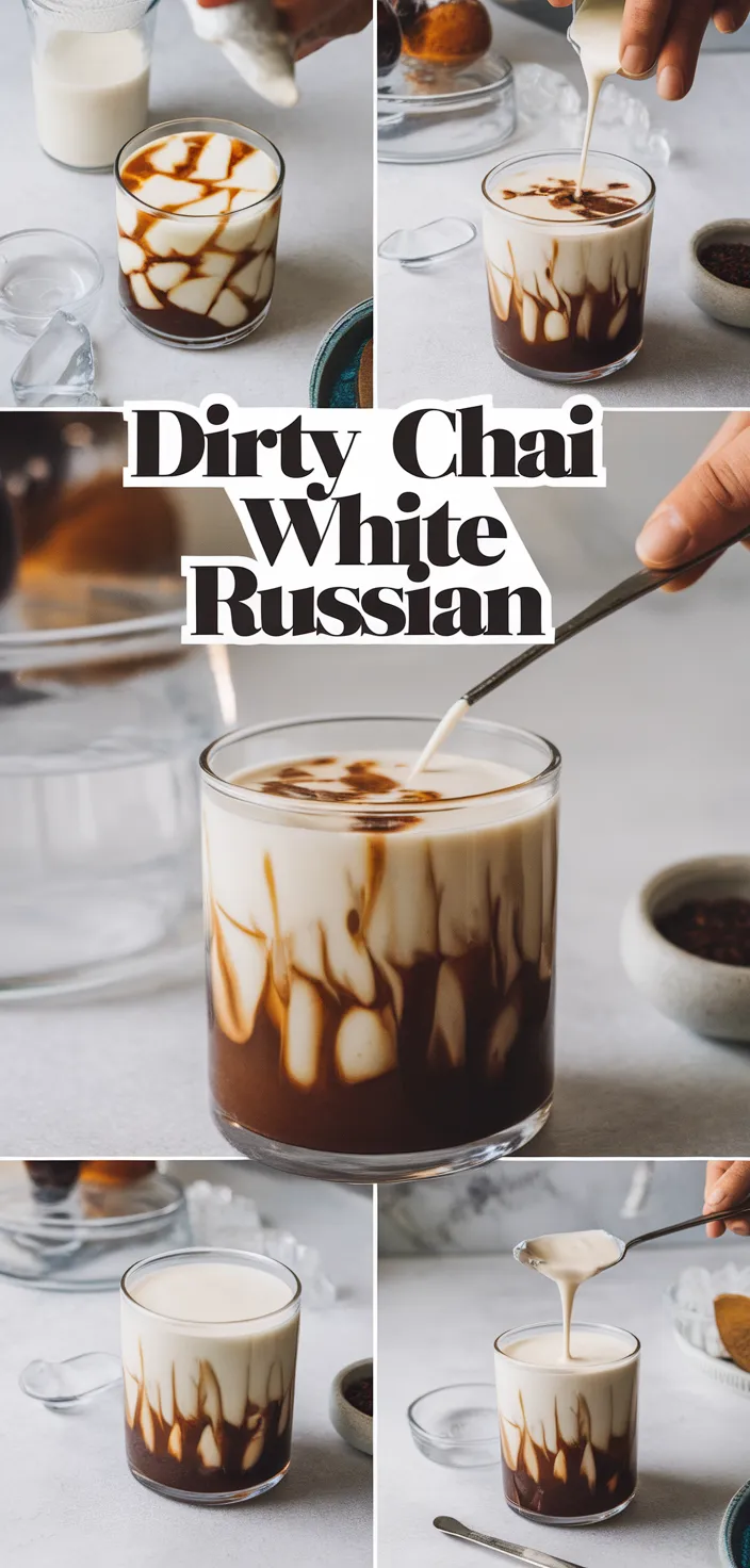 A photo of Dirty Chai White Russian Recipe