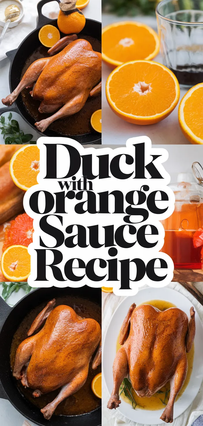 A photo of Duck With Orange Sauce Recipe