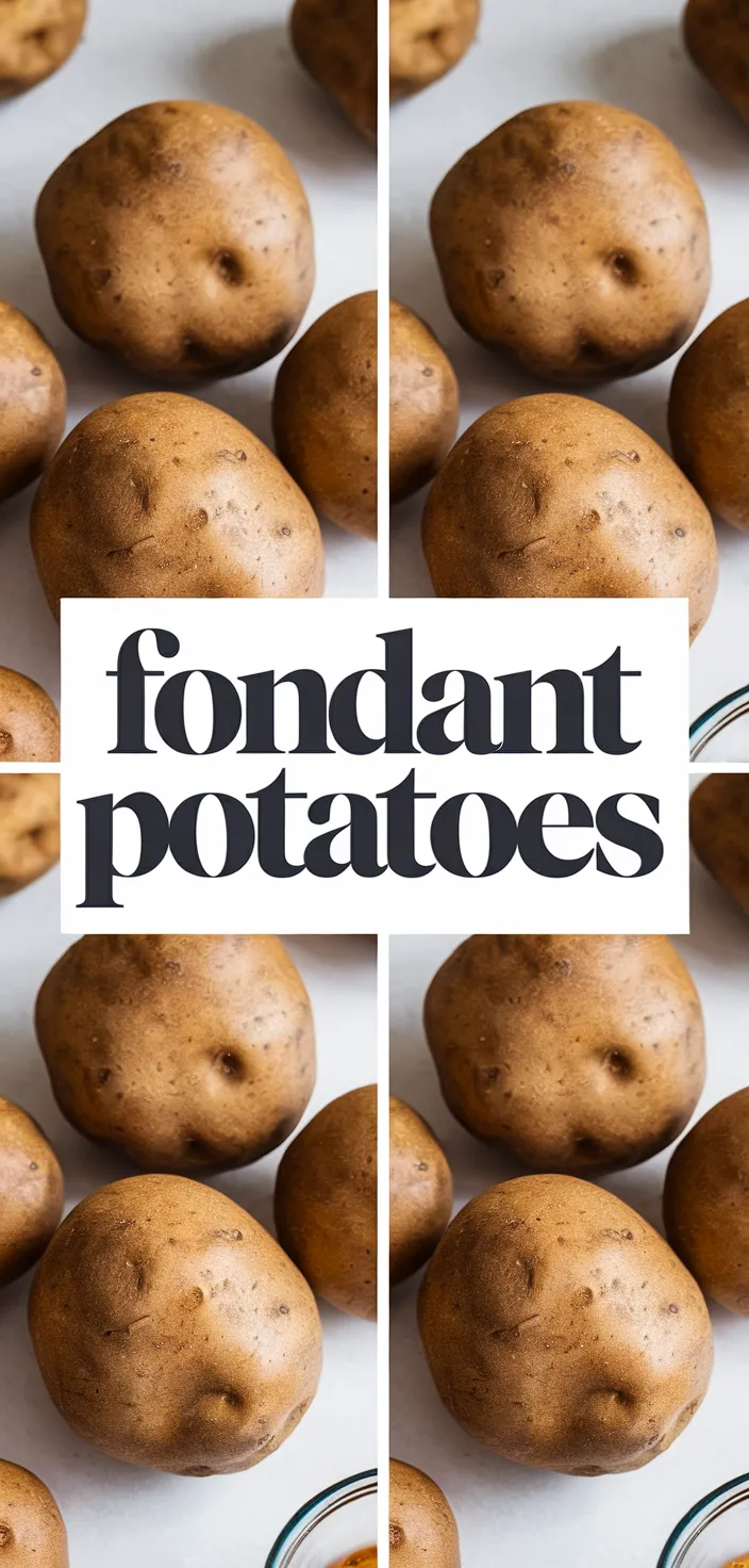 A photo of Fondant Potatoes Recipe