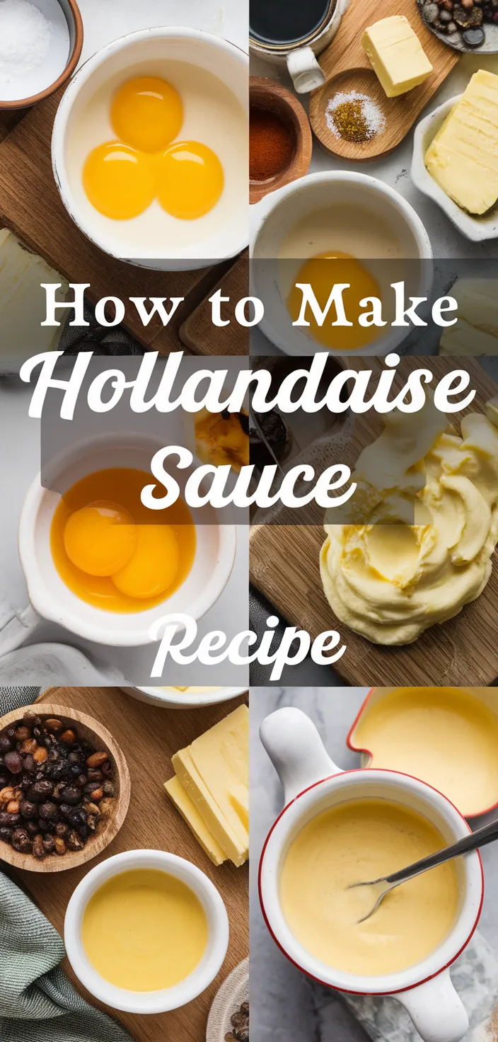 A photo of How To Make Hollandaise Sauce Recipe