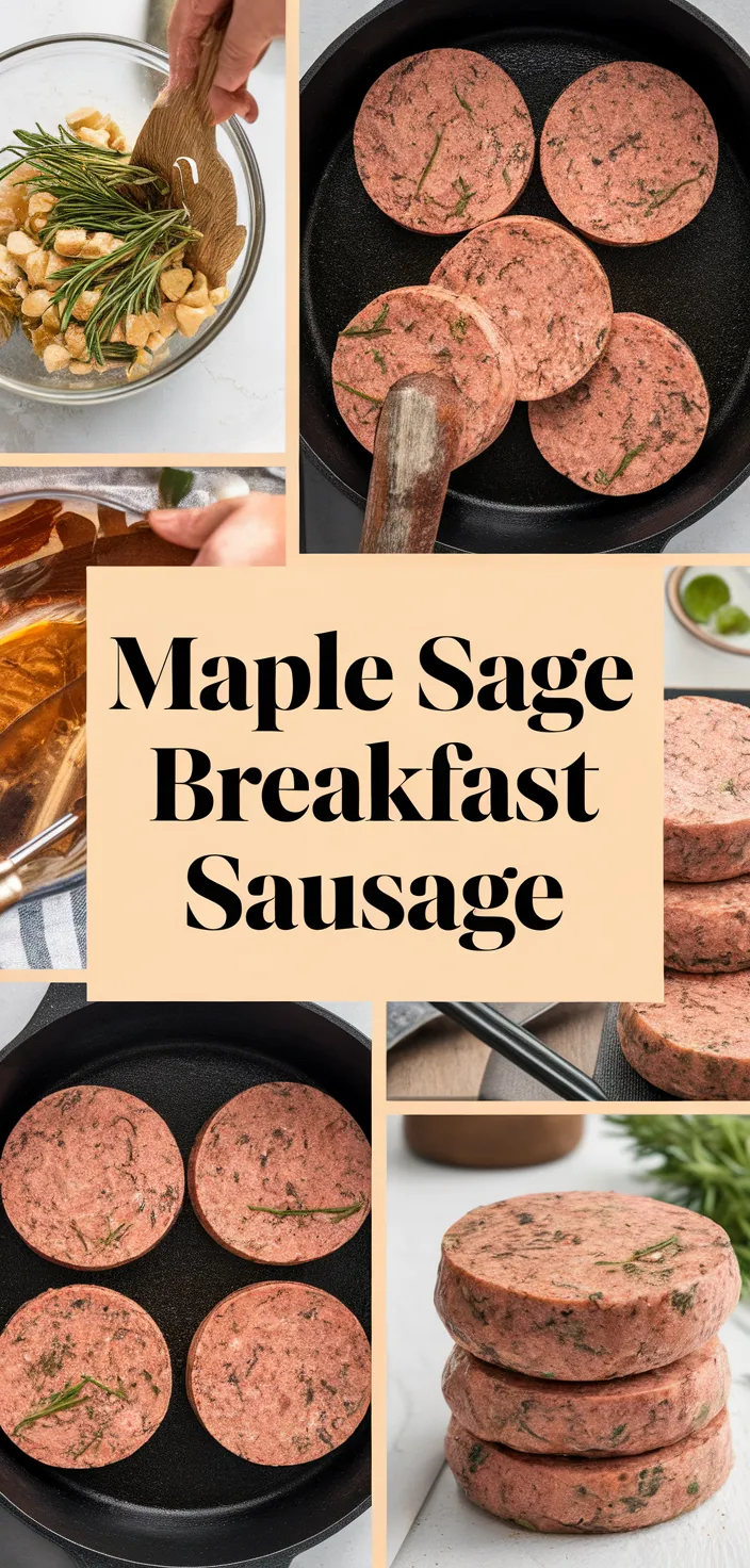 A photo of Maple Sage Breakfast Sausage Recipe