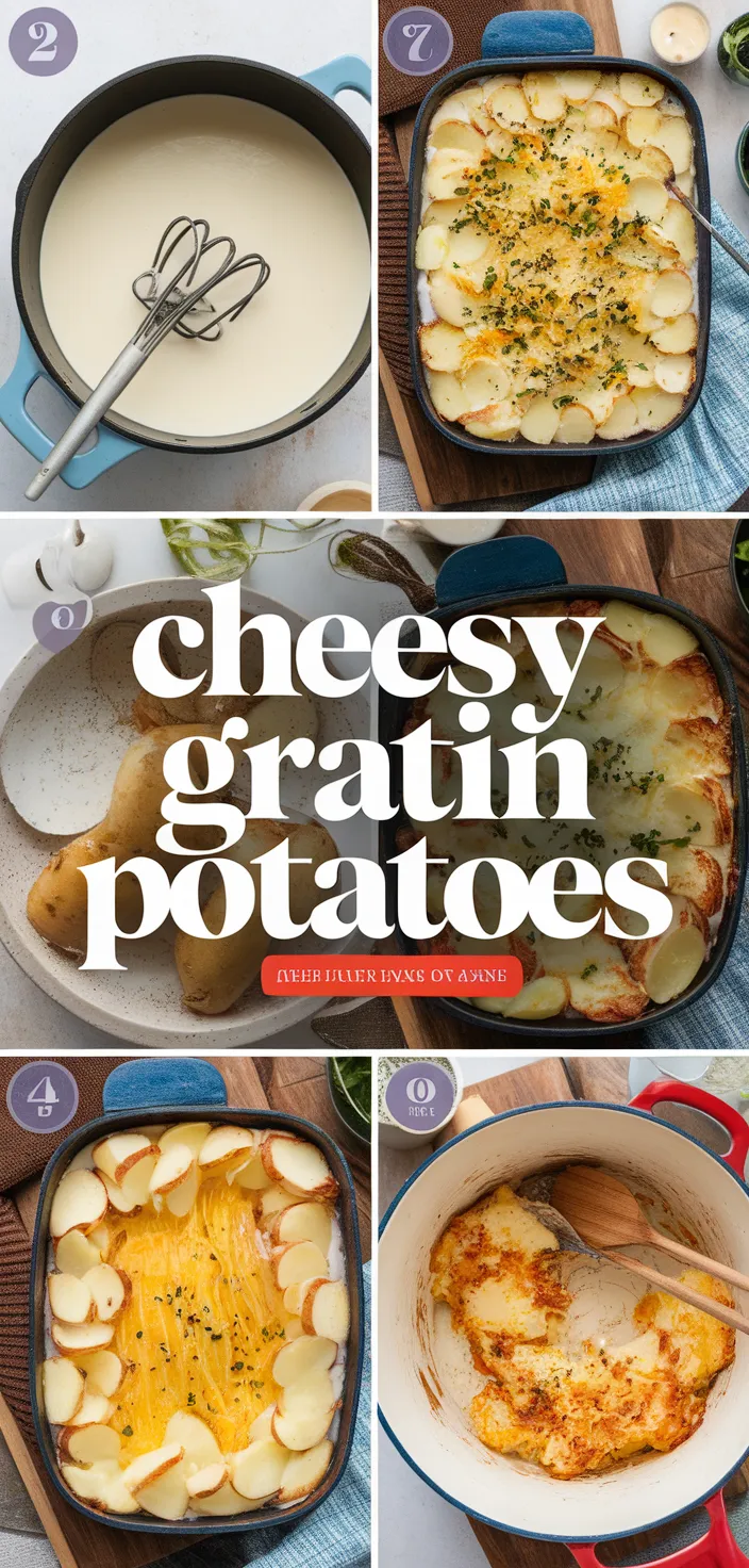 A photo of Mixed Cheesy Gratin Potatoes Recipe