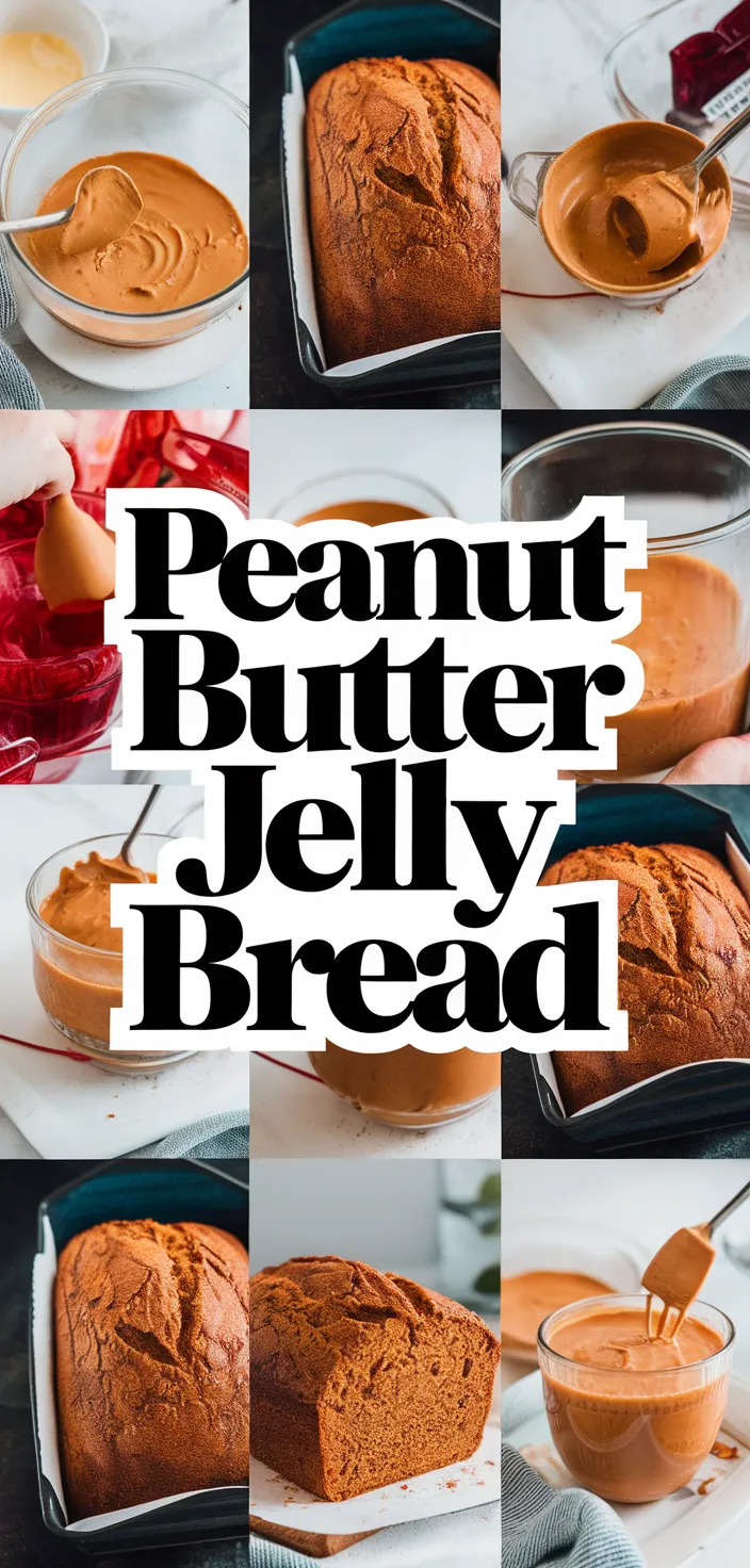 A photo of Peanut Butter Jelly Bread Recipe