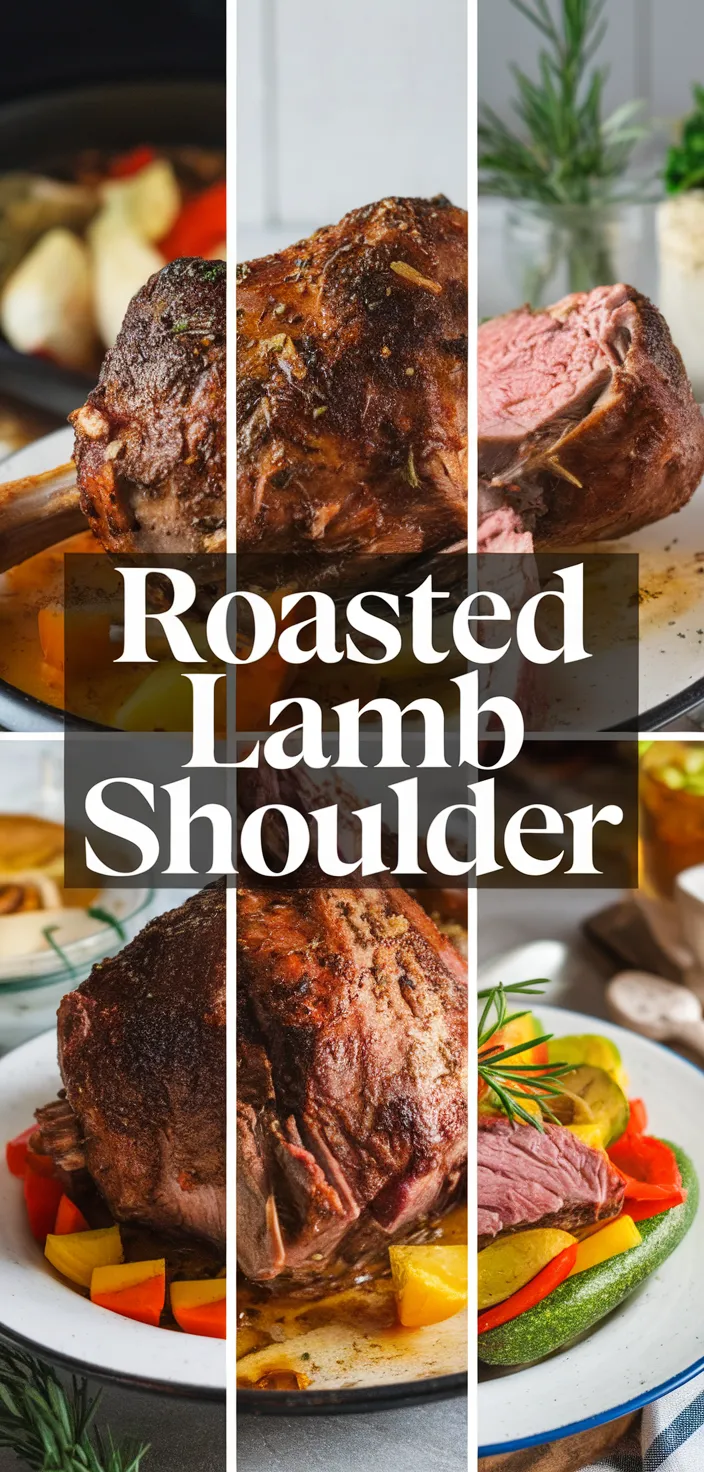 A photo of Roasted Lamb Shoulder Recipe