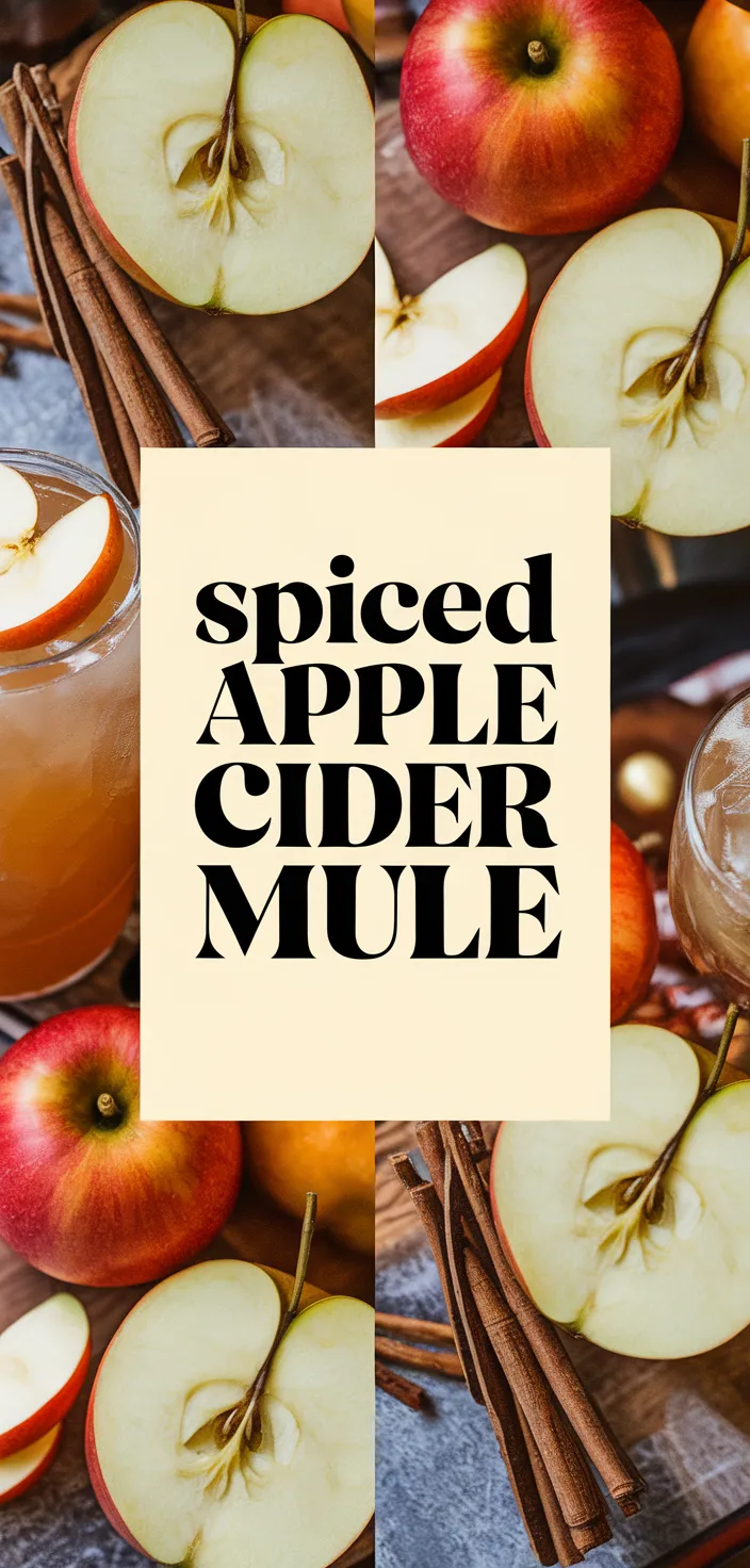 A photo of Spiced Apple Cider Moscow Mule Recipe