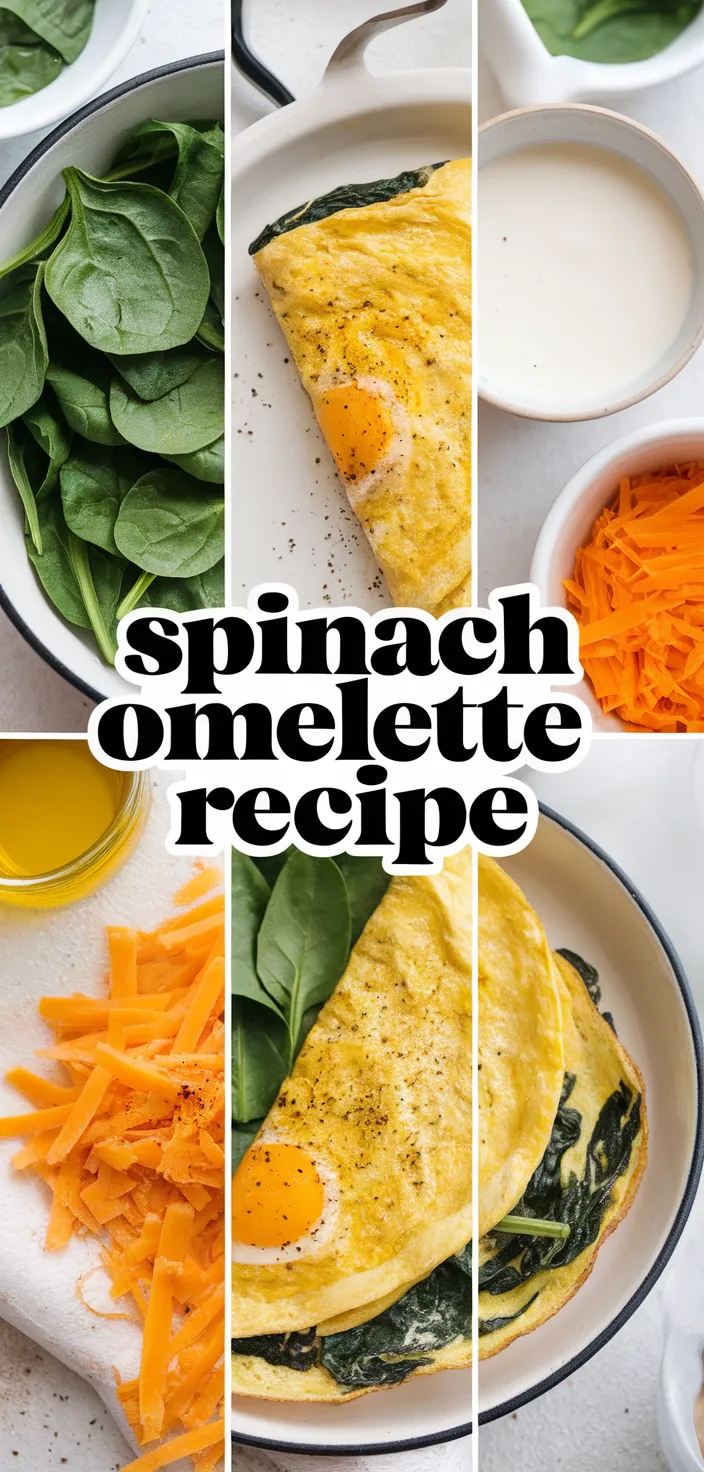 A photo of Spinach Omelette Recipe