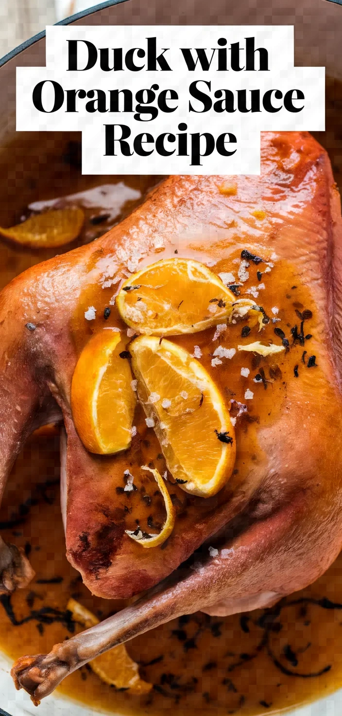 Duck With Orange Sauce Recipe