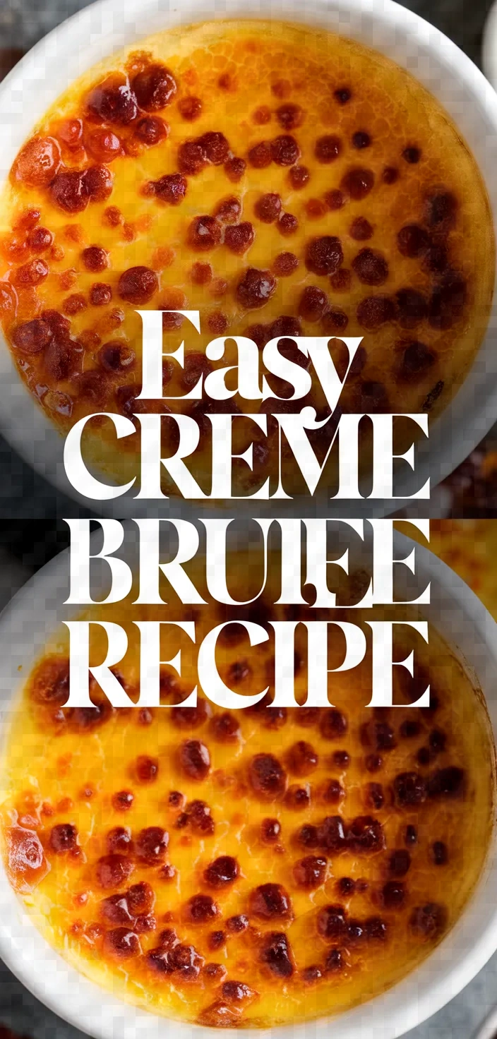 Easy Creme Brulee Recipe