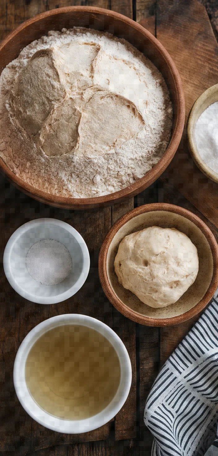 Ingredients photo for Easy Everyday Sourdough Bread Recipe