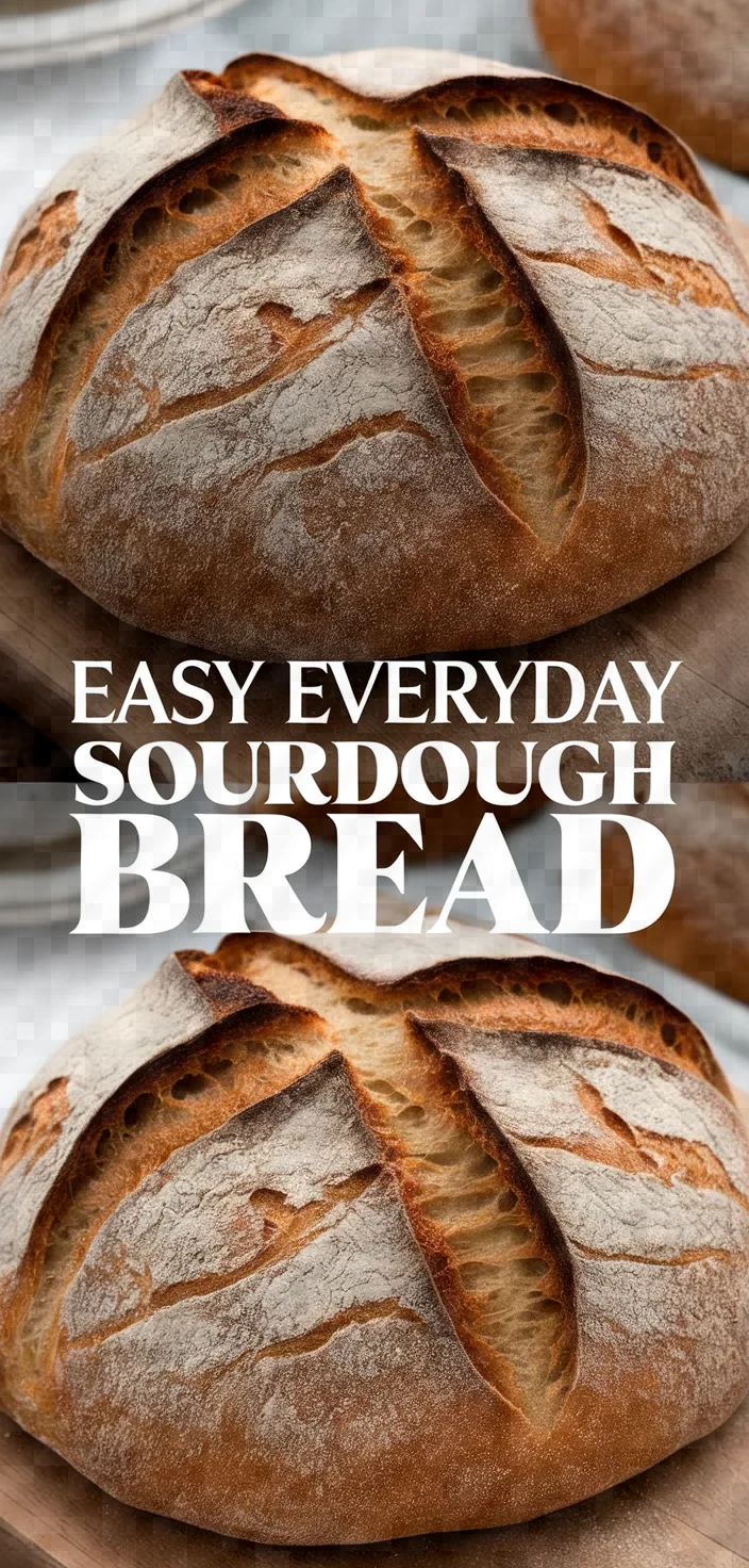 Easy Everyday Sourdough Bread Recipe