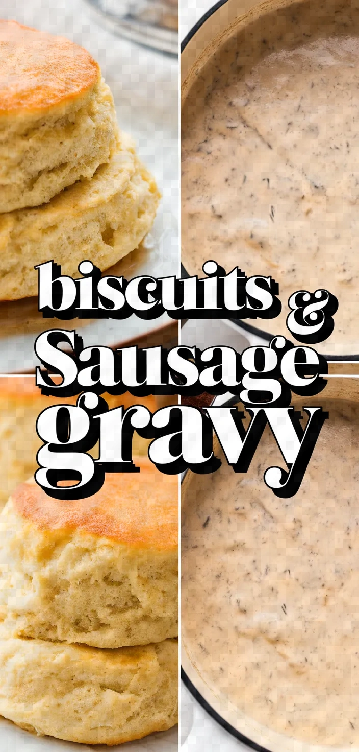 Homemade Biscuits And Country Sausage Gravy Recipe