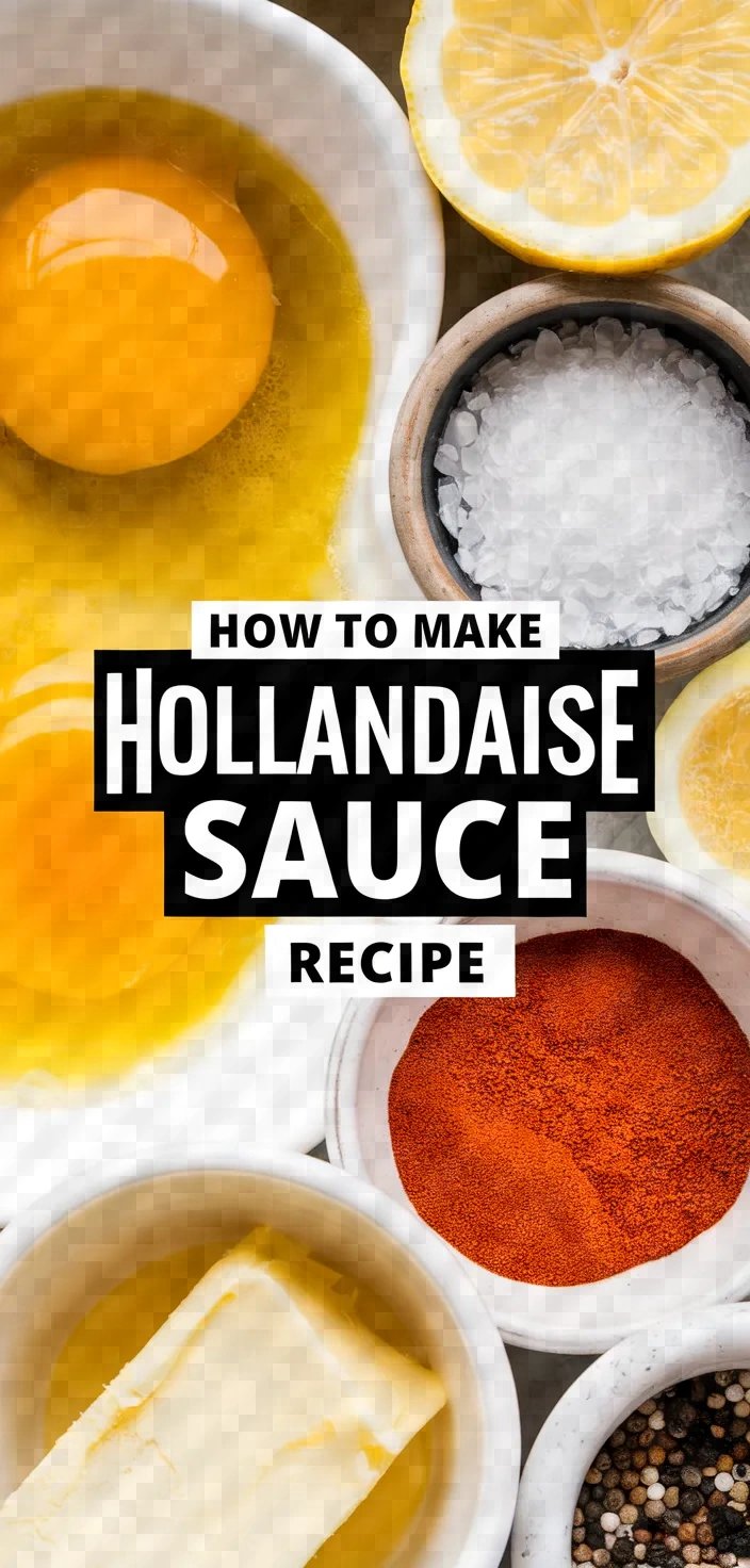 How To Make Hollandaise Sauce Recipe