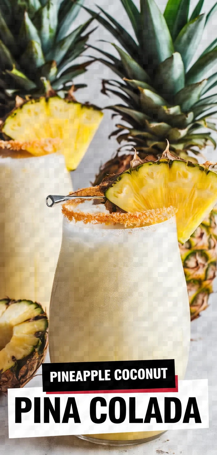 Shaken Pineapple Coconut Pina Colada Recipe