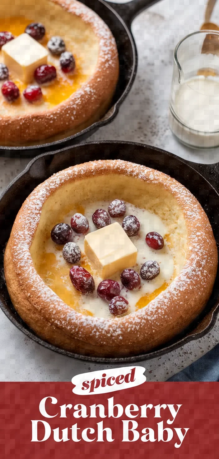 Spiced Cranberry Dutch Baby Recipe