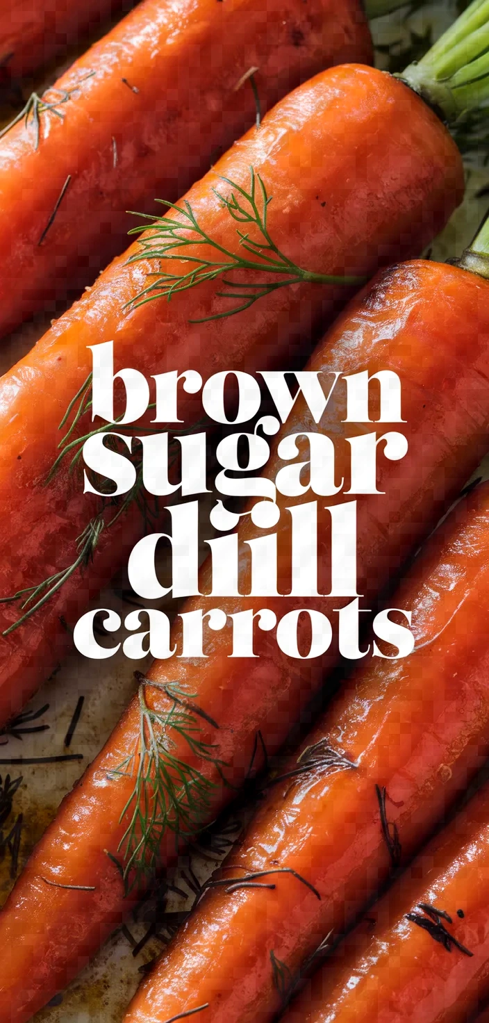 Brown Sugar Dill Roasted Carrots Recipe