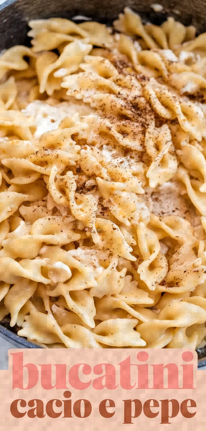 Bucatini Cacio E Pepe Recipe